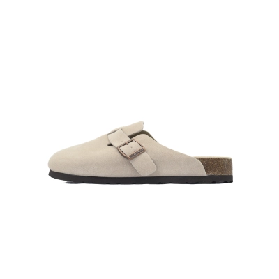 Birkenstock Boston Soft Footbed Sand Colored Slippers 1024659 01