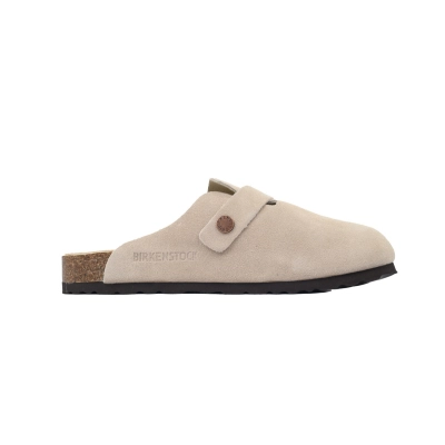 Birkenstock Boston Soft Footbed Sand Colored Slippers 1024659 02