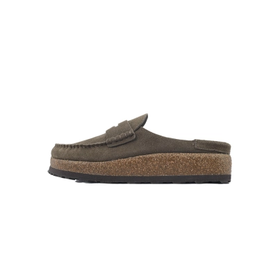 Birkenstock Naples Coffee Slippers 1025072 01