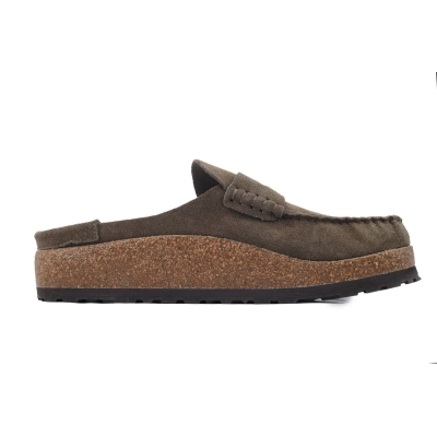 Birkenstock Naples Coffee Slippers 1025072 02