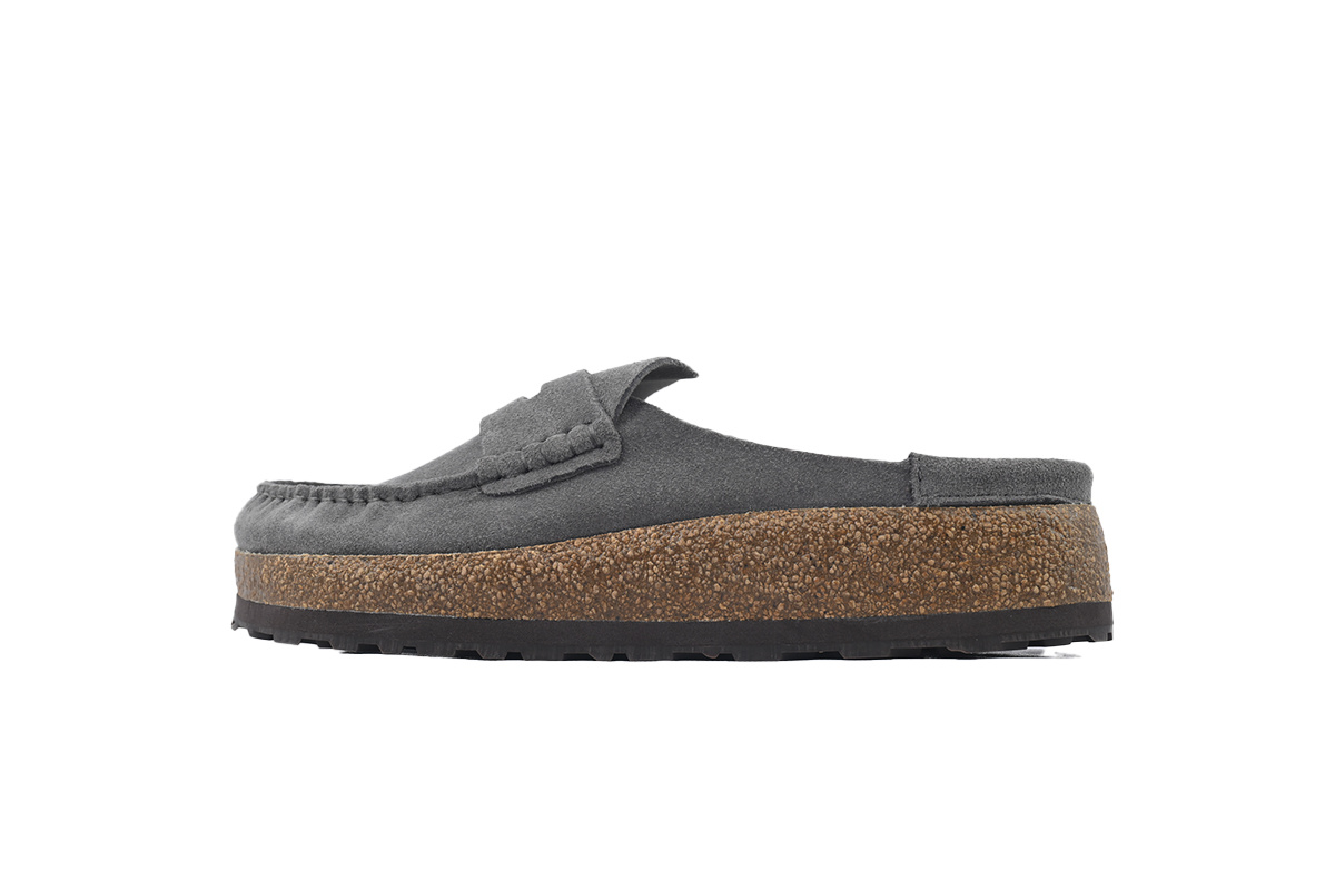 Birkenstock Naples Grey Slippers 1025002