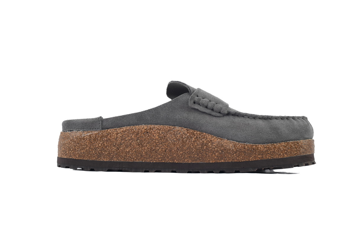 Birkenstock Naples Grey Slippers 1025002