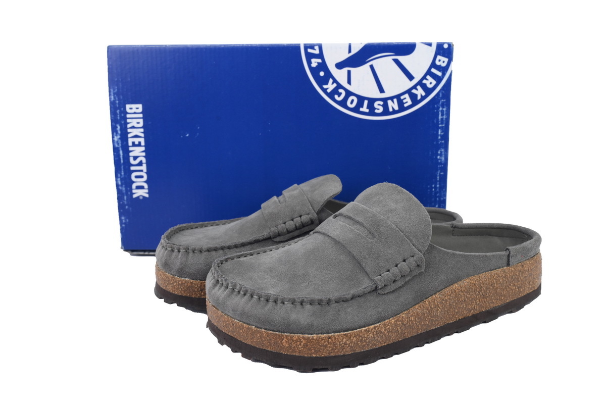 Birkenstock Naples Grey Slippers 1025002