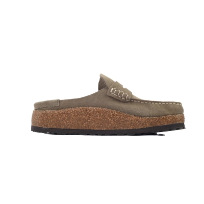 Birkenstock Naples Khaki Slippers 1025003 02
