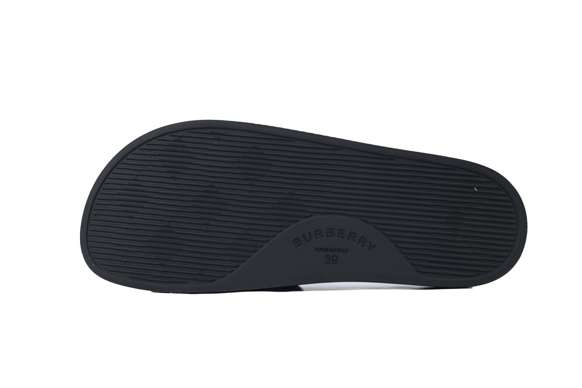 Burberry Check  Black Calico Slippers 81075141
