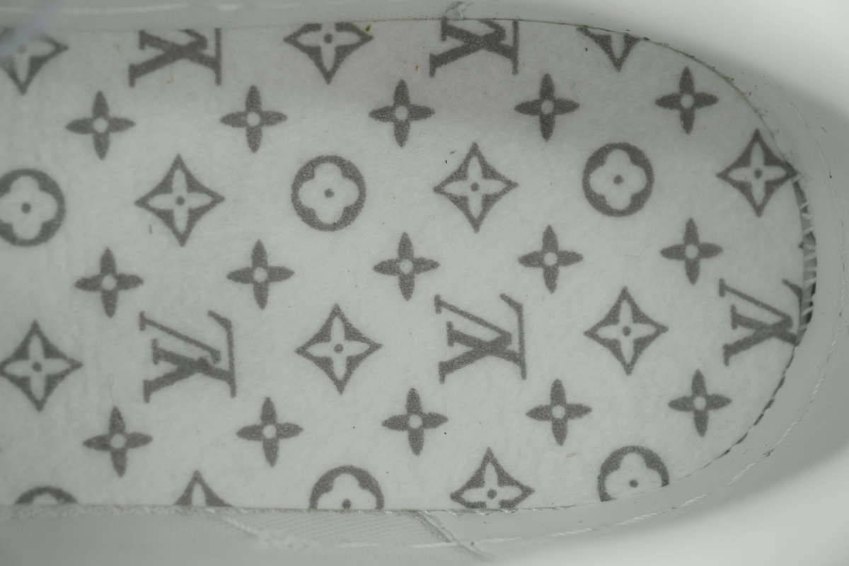 FLAME God LOUIS VUITTON Trainer Sneakers Gray 1AJCZ3