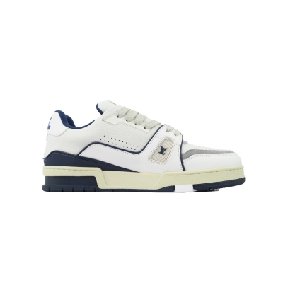FLAME God LOUIS VUITTON Trainer White Blue 1ABFA9 02