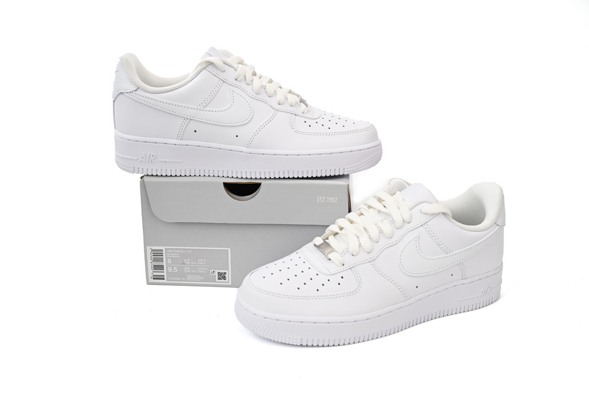 FLAME God Nike Air Force 1 '07 Low White CW2288-111