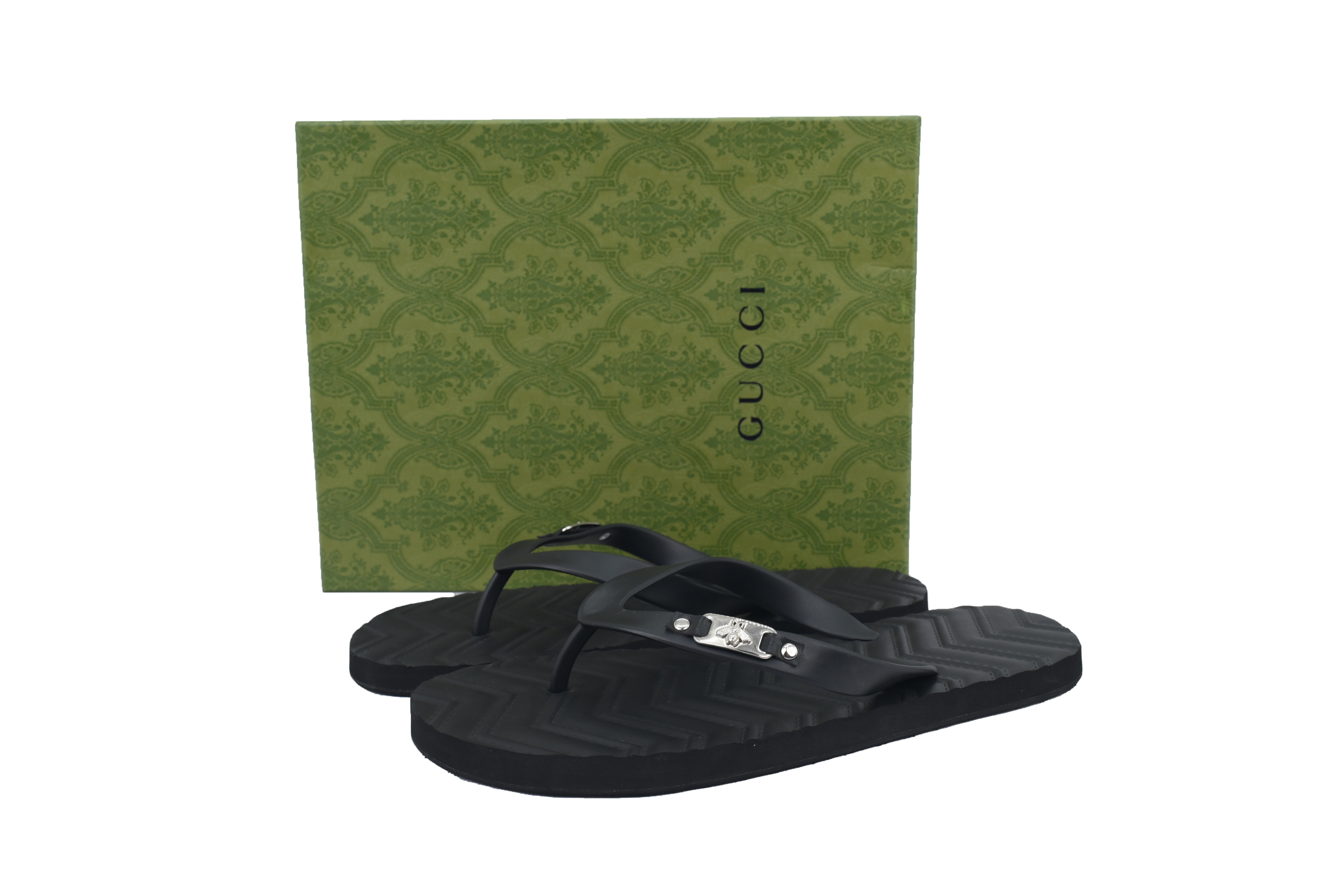 Gucci Black Slippers 724733 JFA00 1000