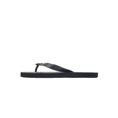 Gucci Bottom Flower Black Slippers 659229 JFA00 1000 01