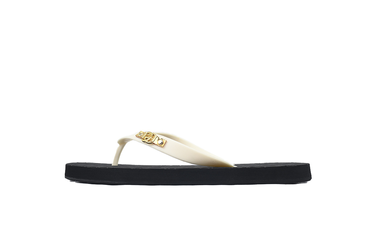Gucci Double G Printed Black Rice Slippers 692882 JFA00 9062