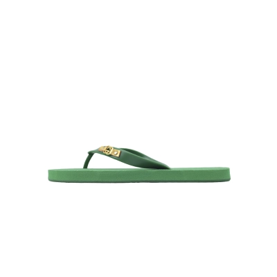 Gucci Double G Printed Green Slippers 692882 JFA00 3060 01
