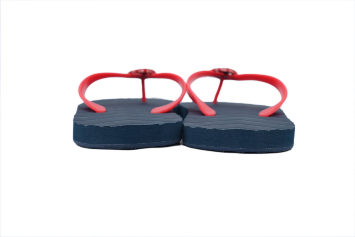Gucci Double G Blue Red Slippers 692882 JFA00 6443