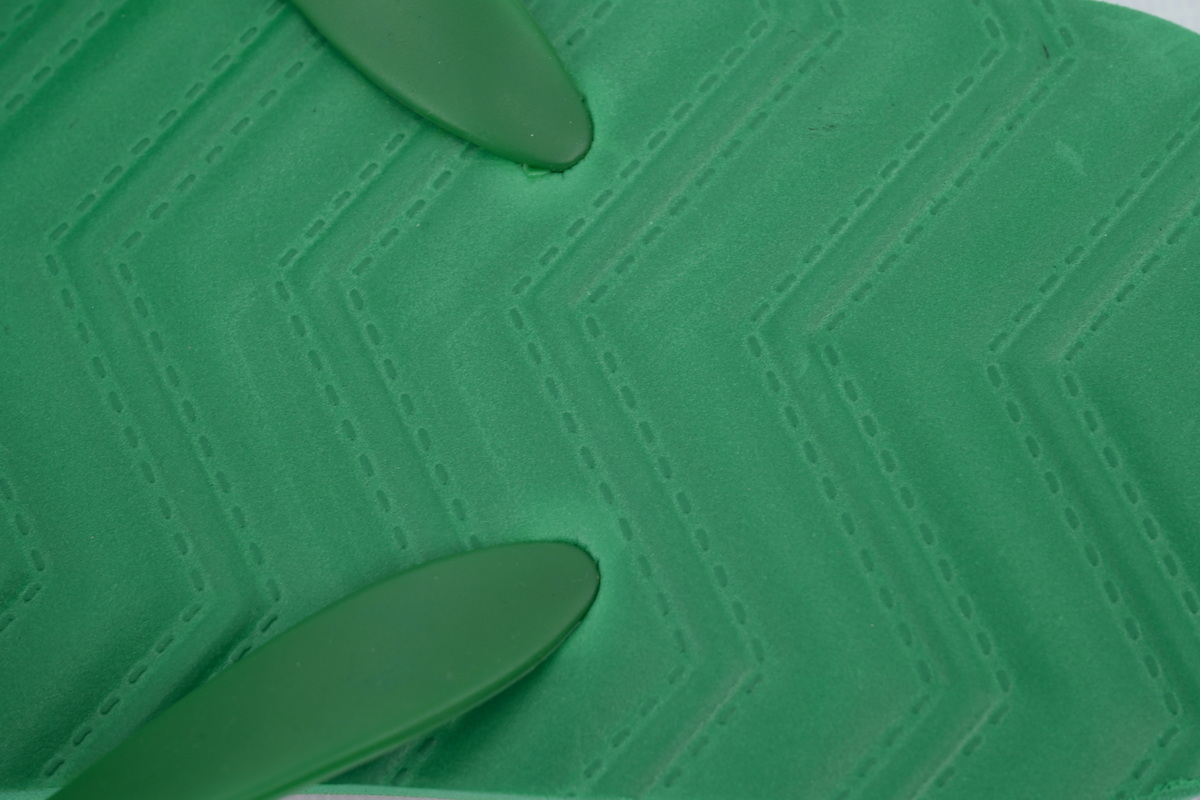 Gucci striped green Slippers 724733