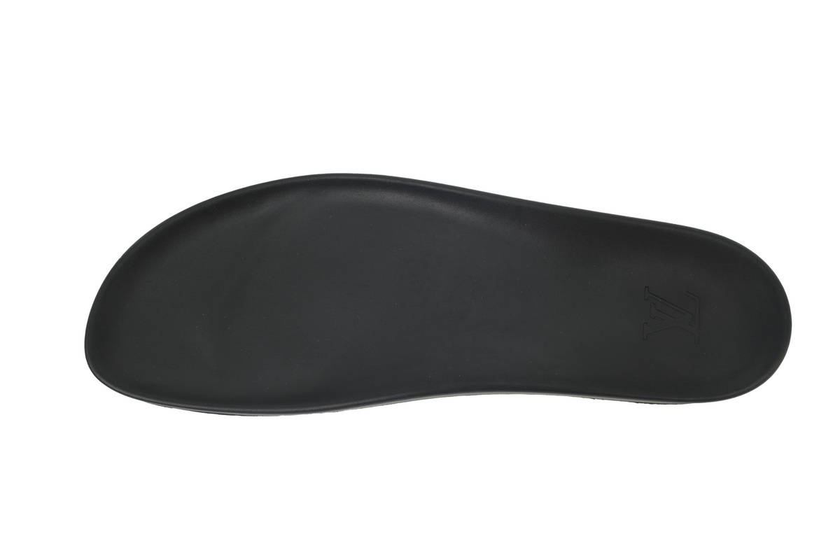 LOUIS VUITTON Easy Line Mule Monogram Eclipse Slippers 1A90RK