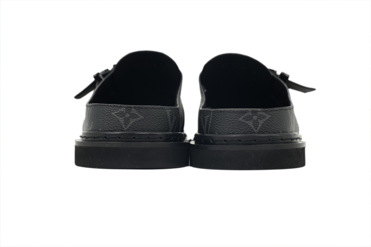 LOUIS VUITTON Easy Line Mule Monogram Eclipse Slippers 1A90RK