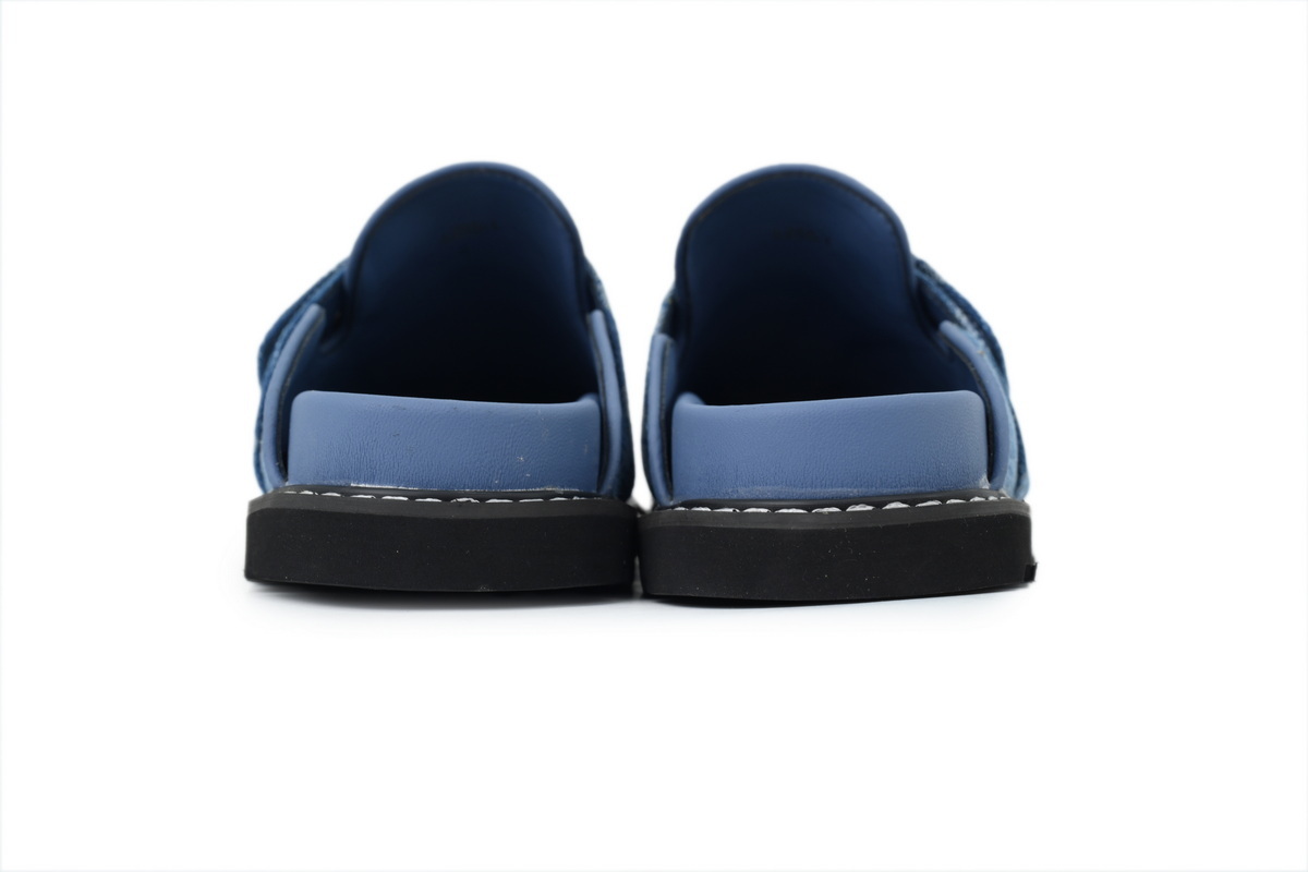 LOUIS VUITTON Cosy Comfort Blue Slippers 1AGVOS