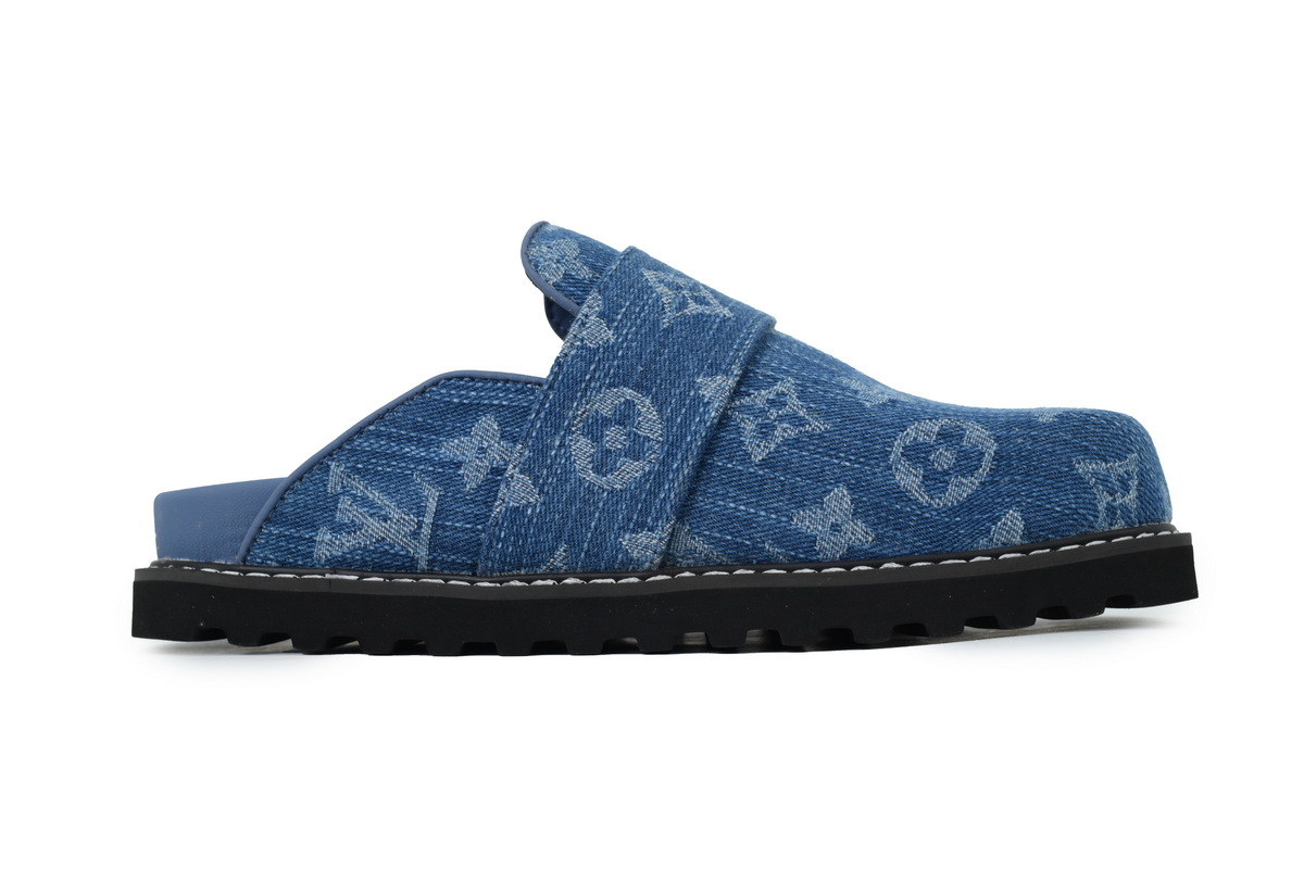 LOUIS VUITTON Cosy Comfort Blue Slippers 1AGVOS