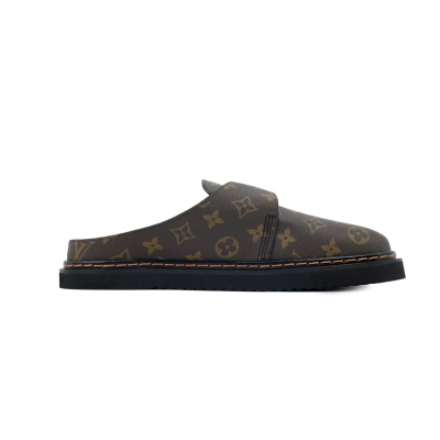 LOUIS VUITTON Easy Mule  Brown Slippers 1A8KHL 02