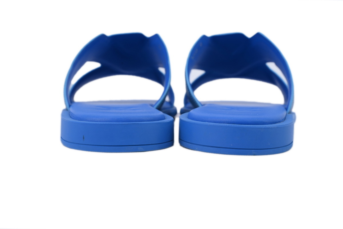 LOUIS VUITTON Oasis Blue Check Slippers 1AC5E6