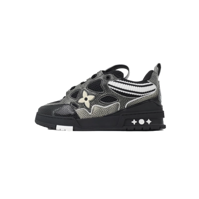 LOUIS VUITTON Skate New Black Woolen Fabric 1AHSX8 01