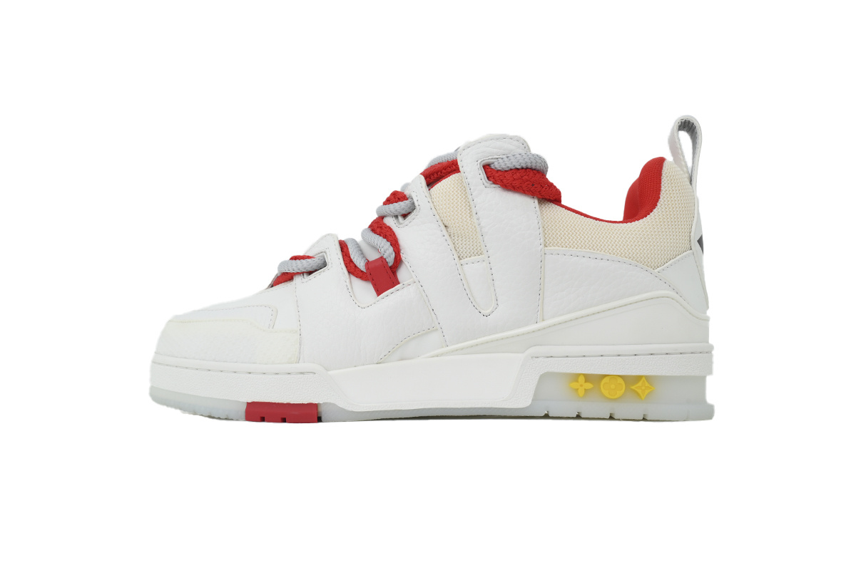 LOUIS VUITTON Skate White And Red Flowers 1AARS5