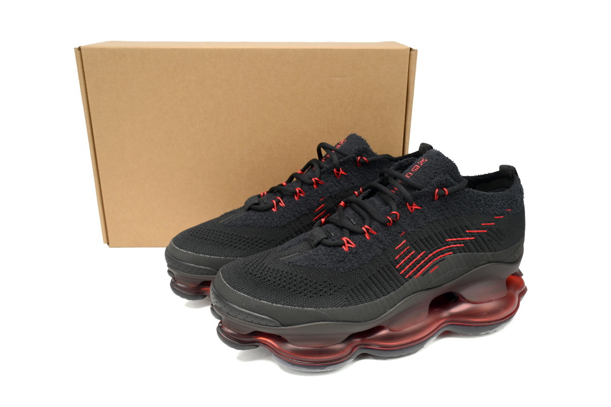 Nike Air Max Scorpion FK Black and Black Red DJ4701-004