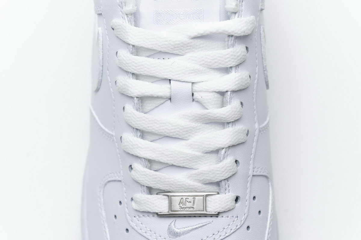Supreme x Air Force 1 Low White CU9225-100