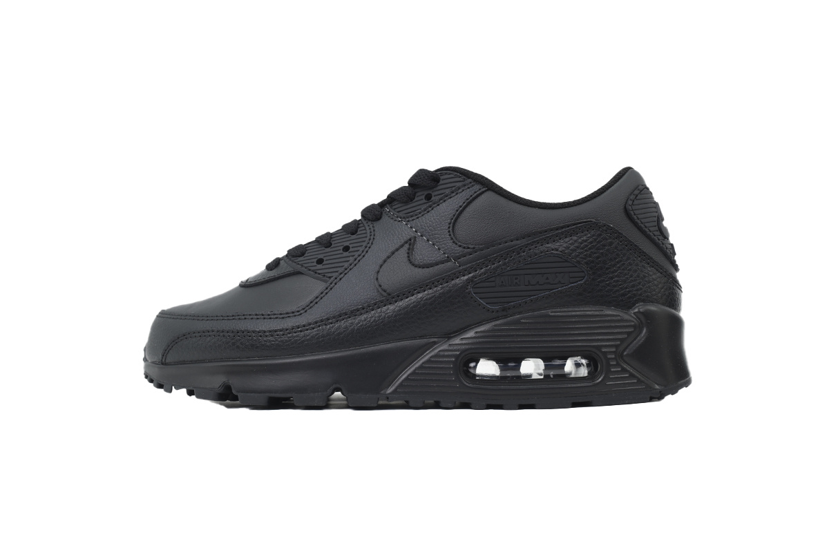 Air Max 90 Leather 'Triple Black' CZ5594-001