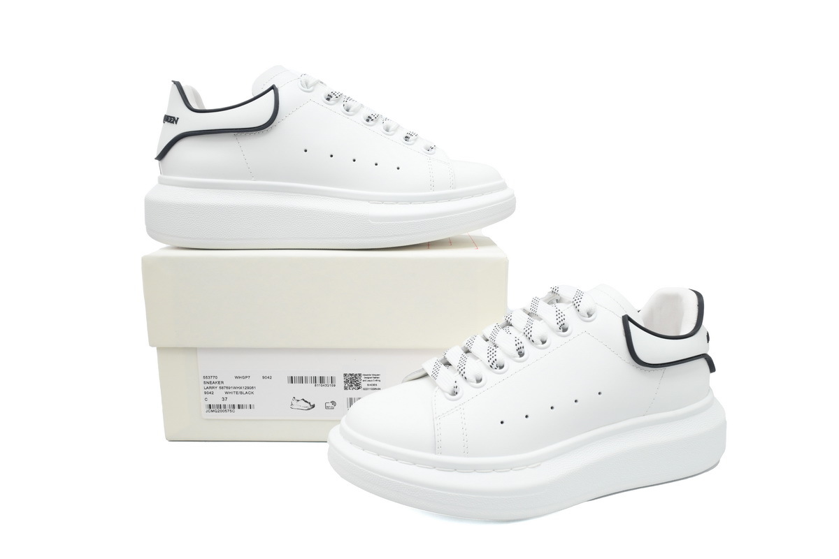 Alexander McQueen Sneake White Black 85730342