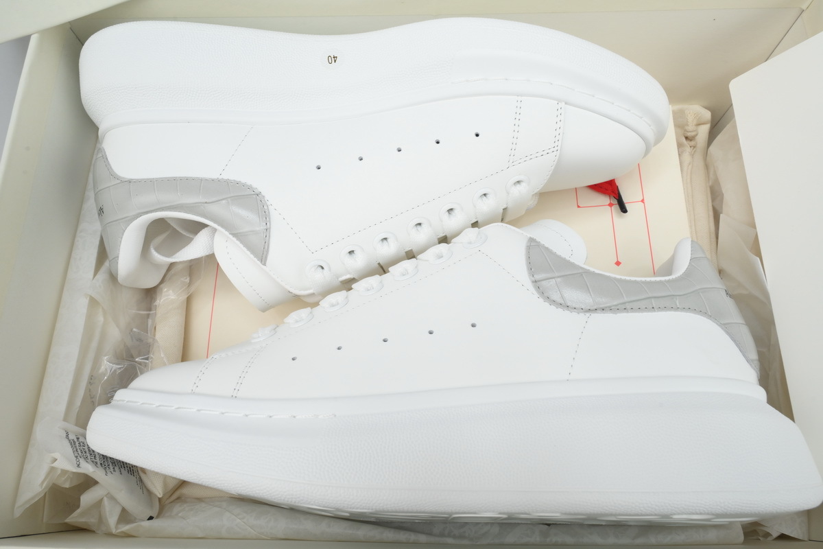 Alexander McQueen Sneake White Gray 85730342