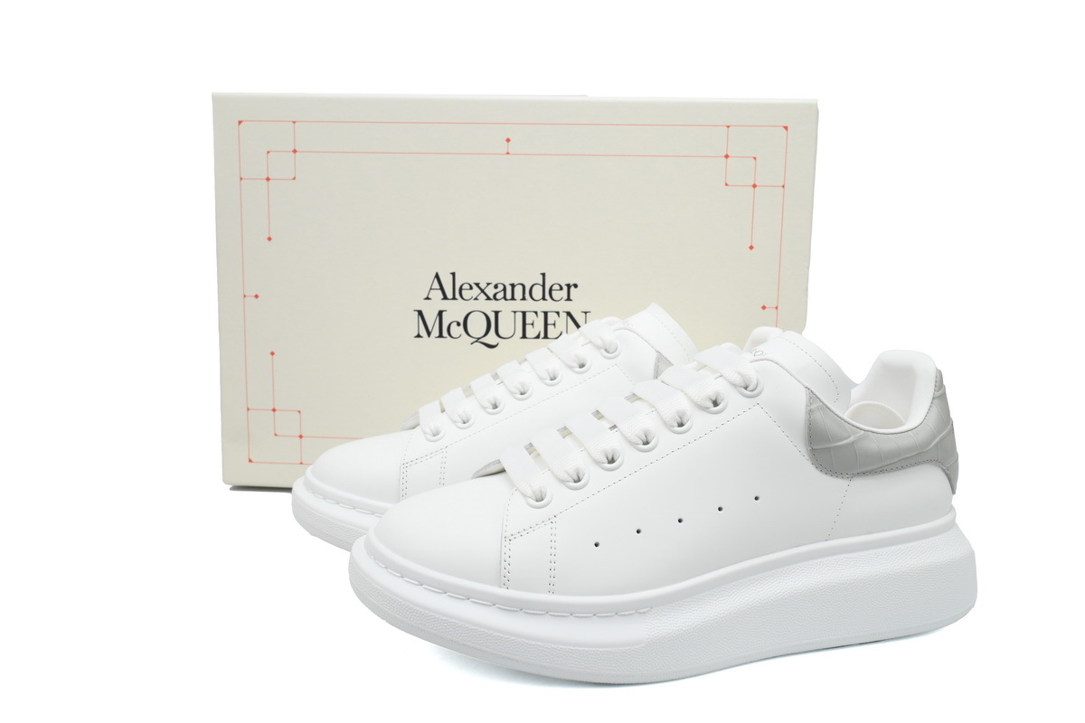 Alexander McQueen Sneake White Gray 85730342