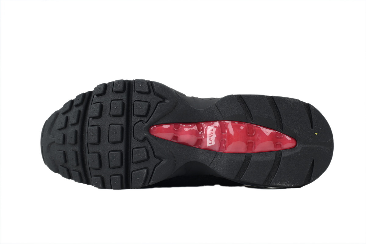 FLAME God Levi's x Nike Air Max 95 OG 'Black Anthracite' HM4743-001