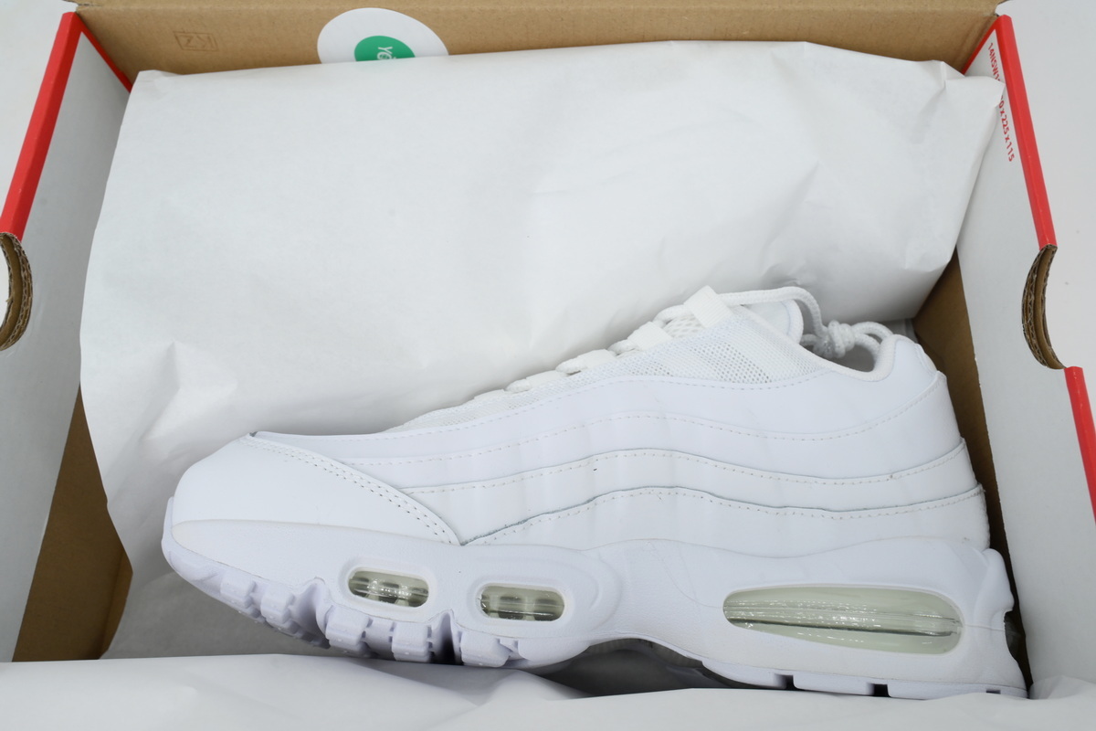 FLAME God Nike Air Max 95 OG All White HM8755-100