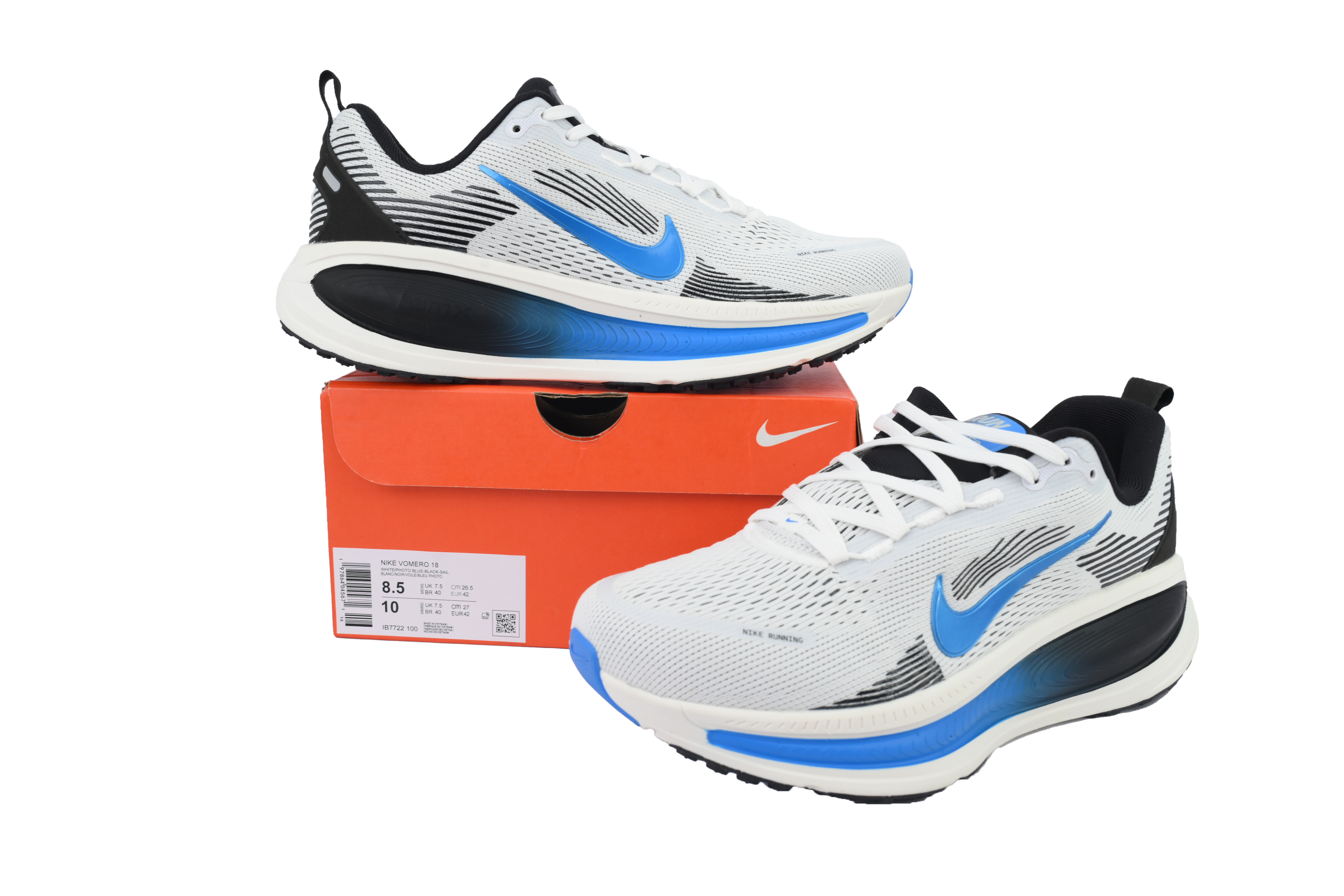 Nike Vomero 18 'White Black Photo Blue' IB7722-100