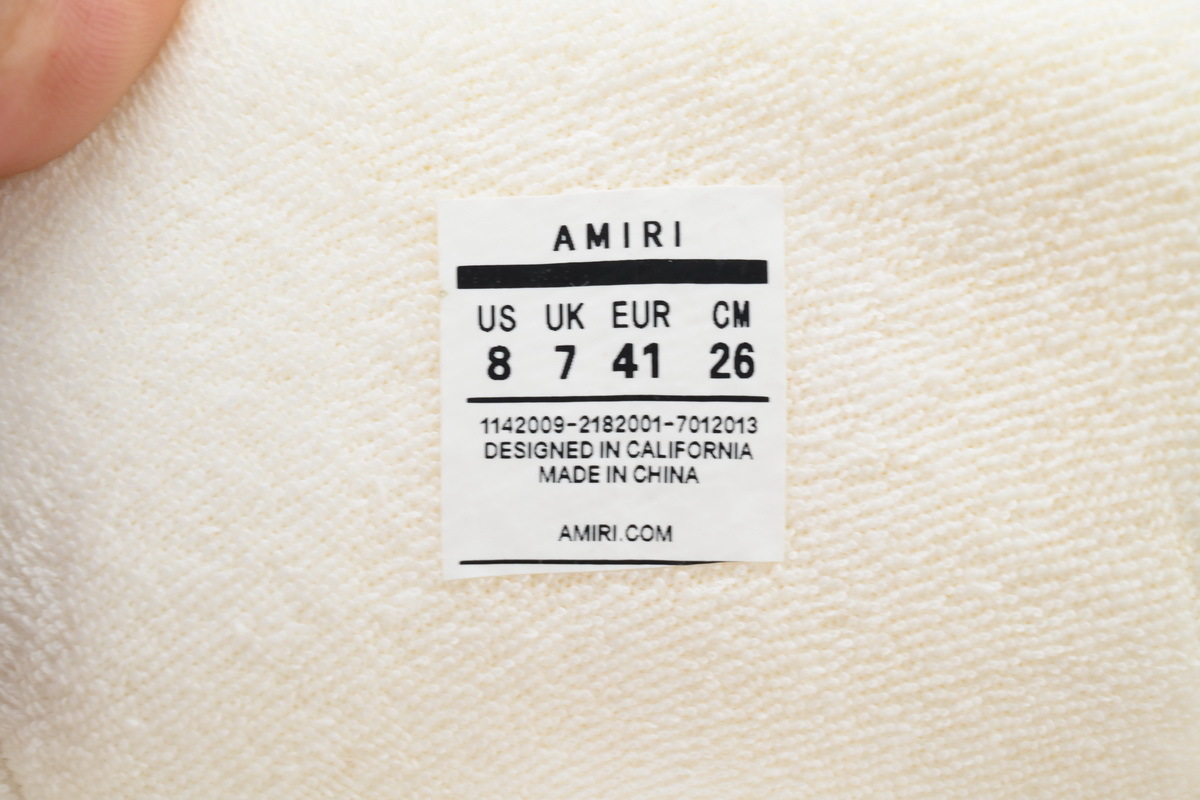 AMIRI White Gray AWFOSR1012-271