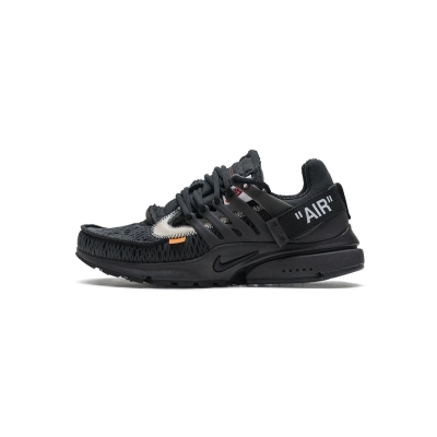 OFF-WHITE x Nike Air Presto Black AA3830-002 01