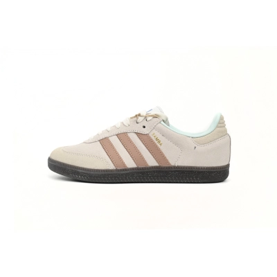 adidas Originals Samba Vegan /OG Black White Powder Brown ID2047 01