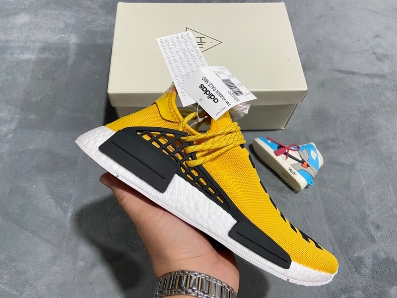 Pharrell Williams x Adidas NMD Human Race “Yellow” Real Boost BB0619