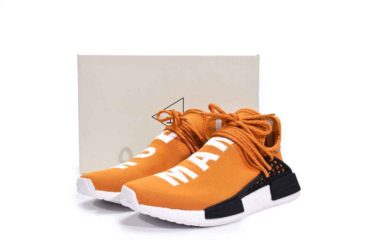 Pharrell Williams x Adidas Originals NMD HU Hue Man Tangerine BB3070