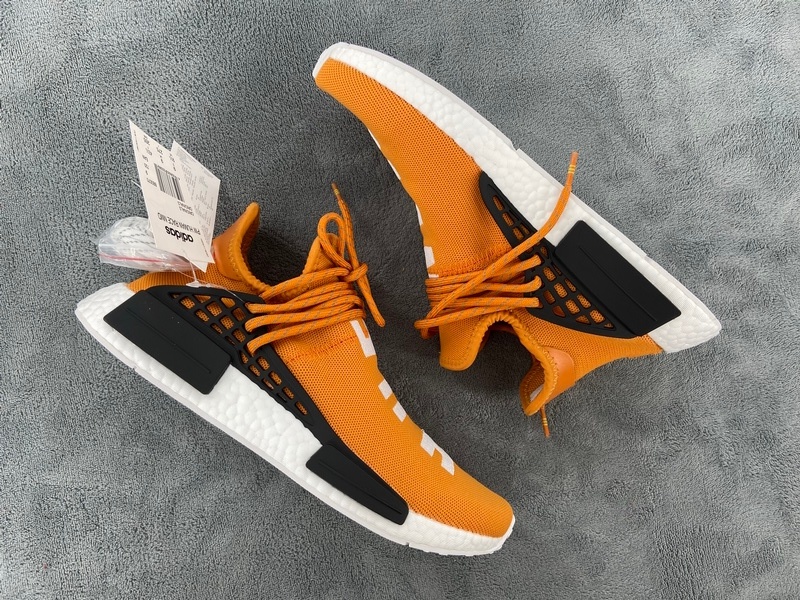 Pharrell Williams x Adidas Originals NMD HU Hue Man Tangerine BB3070