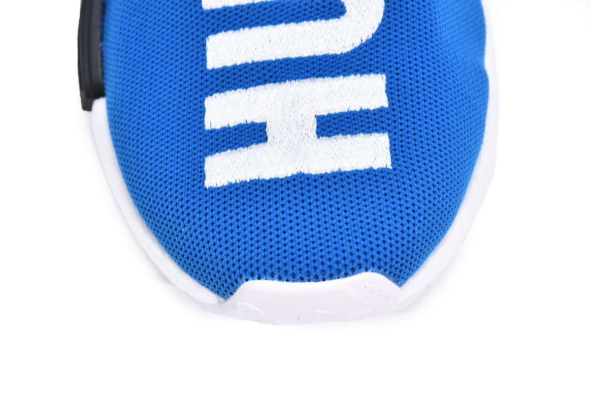 Pharrell Williams x Adidas Originals NMD HU Human Being Sharp Blue BB0618