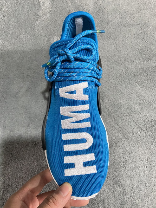 Pharrell Williams x Adidas Originals NMD HU Human Being Sharp Blue BB0618