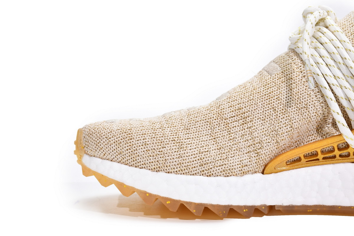 Pharrell Williams x Adidas Originals NMD HU China Exclusive Happy Gold F99762