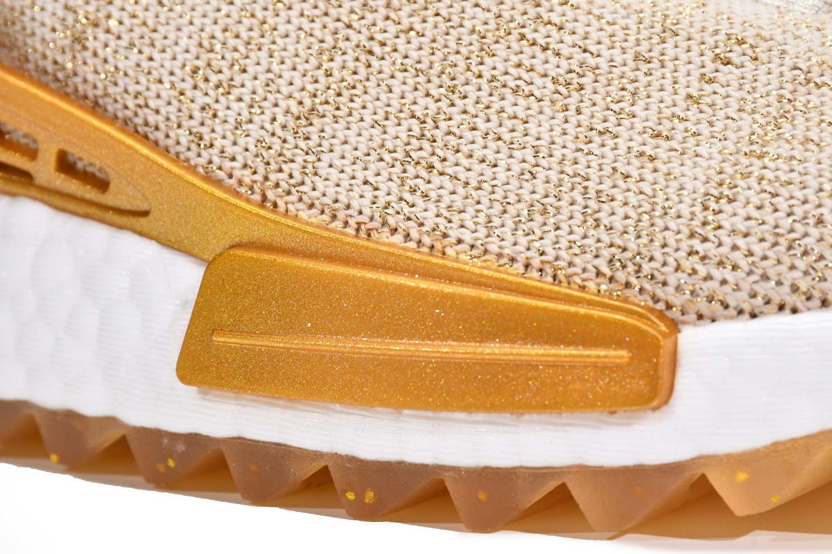 Pharrell Williams x Adidas Originals NMD HU China Exclusive Happy Gold F99762