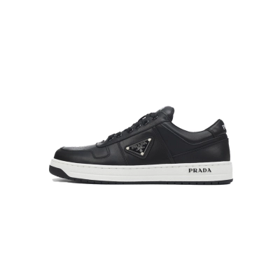 Prada Downtown Low Sneakers Black White Sole 2EE364_3LJ6_F0632_F_D001 01