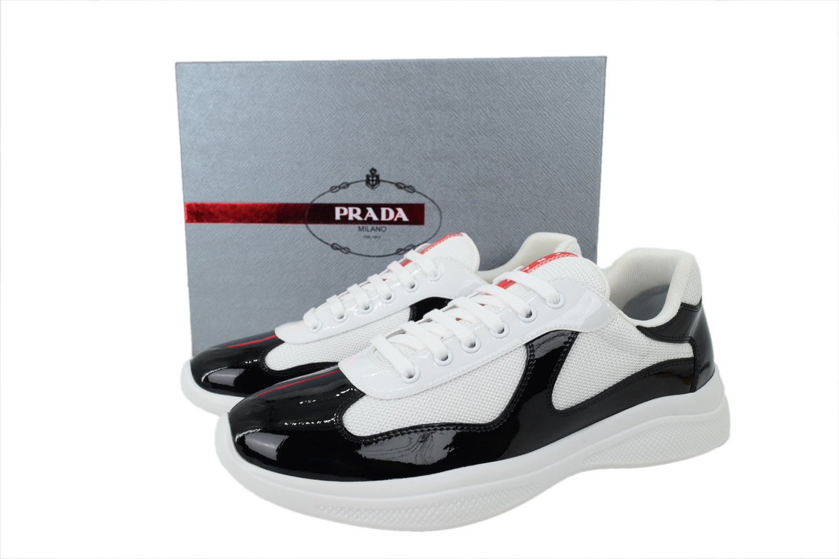 Prada Sneakers Black and White 4E3400_ASZ_F0967