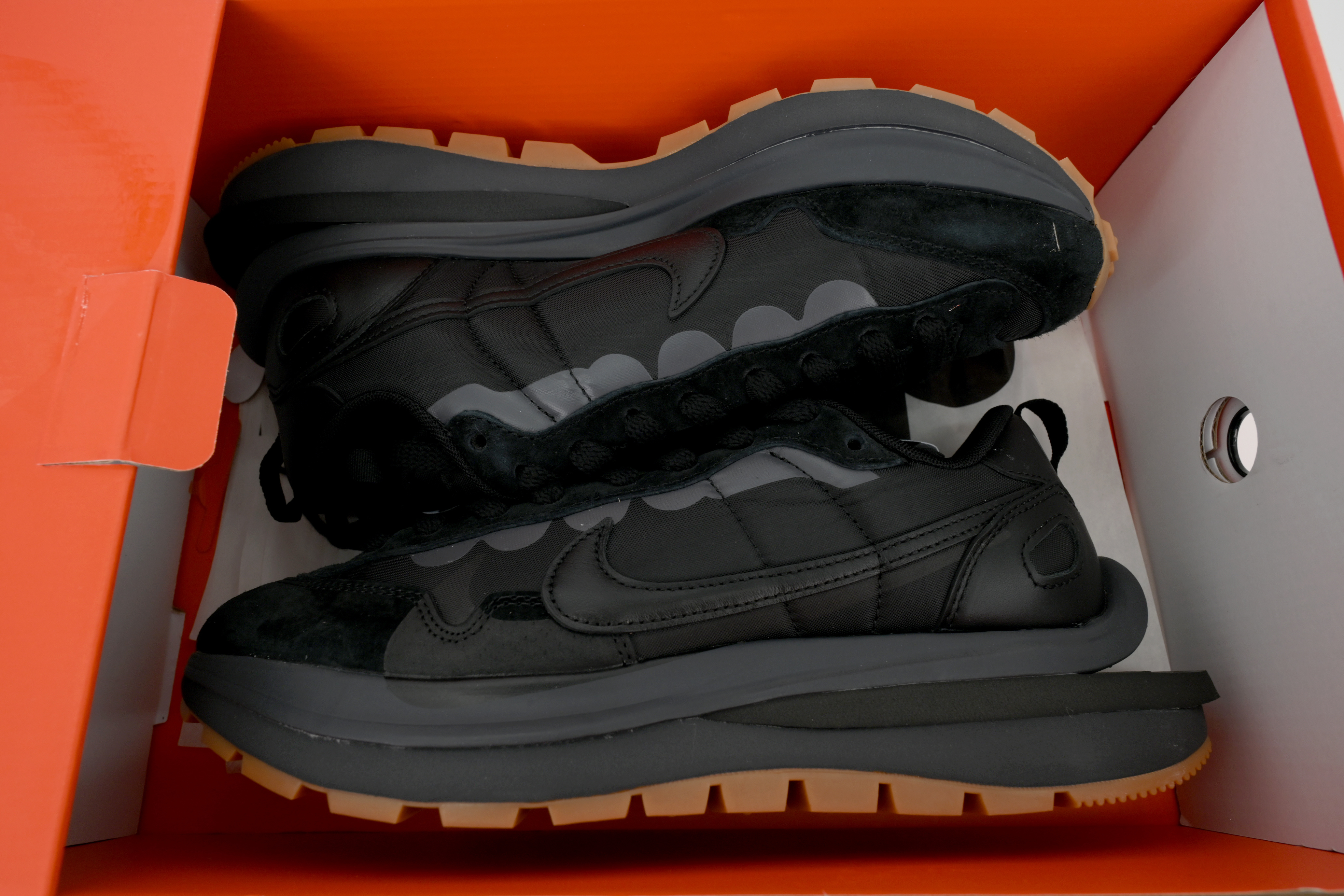 Sacai x Nike VaporWaffle Black and Gum DD1875-001