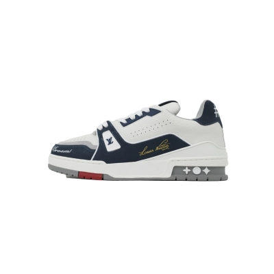 Louis Vuitton Trainer 'New York Exclusive - White Leather Low-Top' 1AC01Q 01