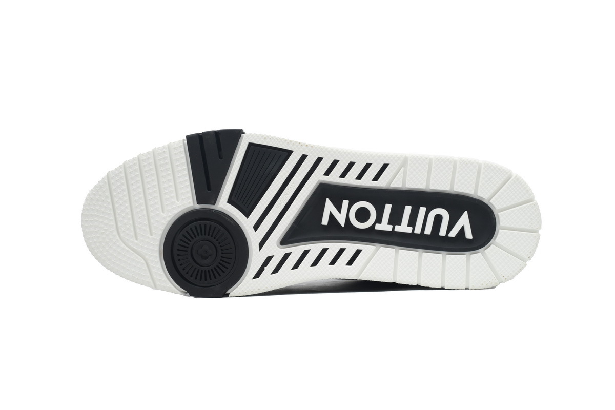Louis Vuitton Trainer Black Gray White 54 1AAHS3
